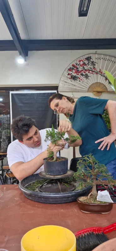 Compartilhando a prática do bonsai