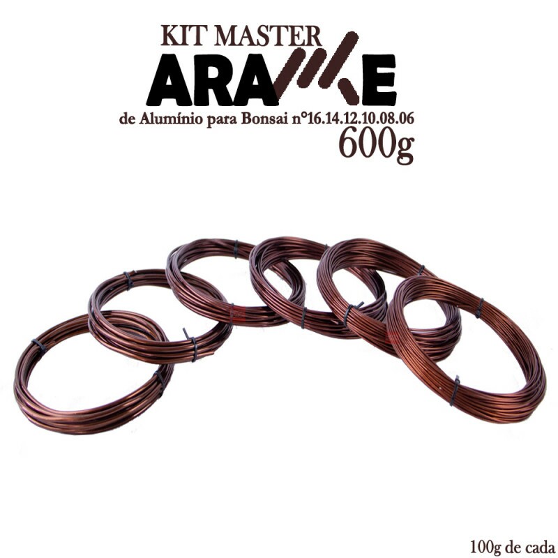 Kit Arame de Aluminio para Bonsai 600g