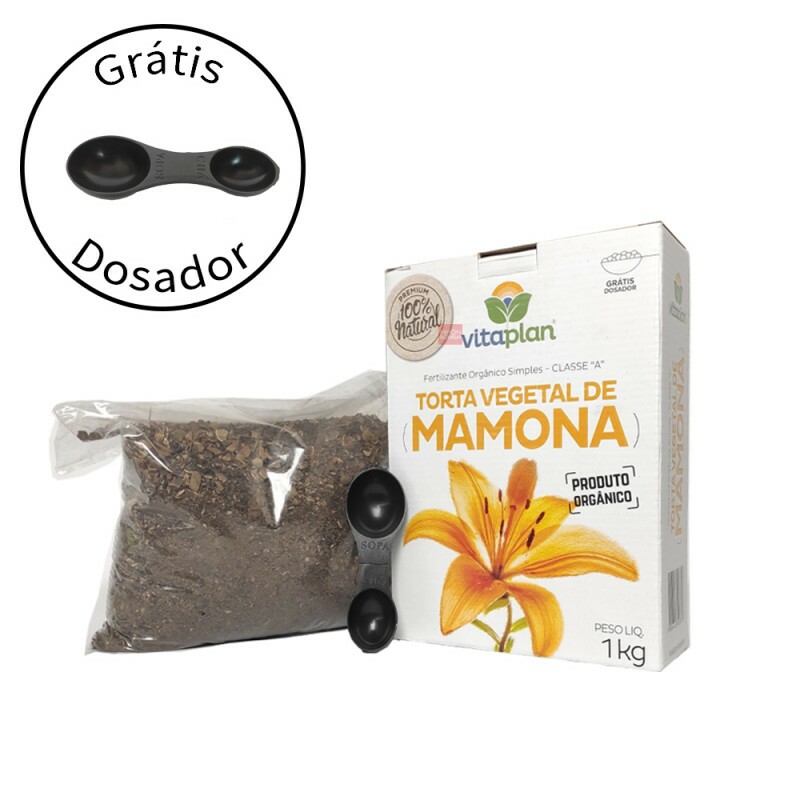 Fertilizante Organico Torta de Mamona - 1kg