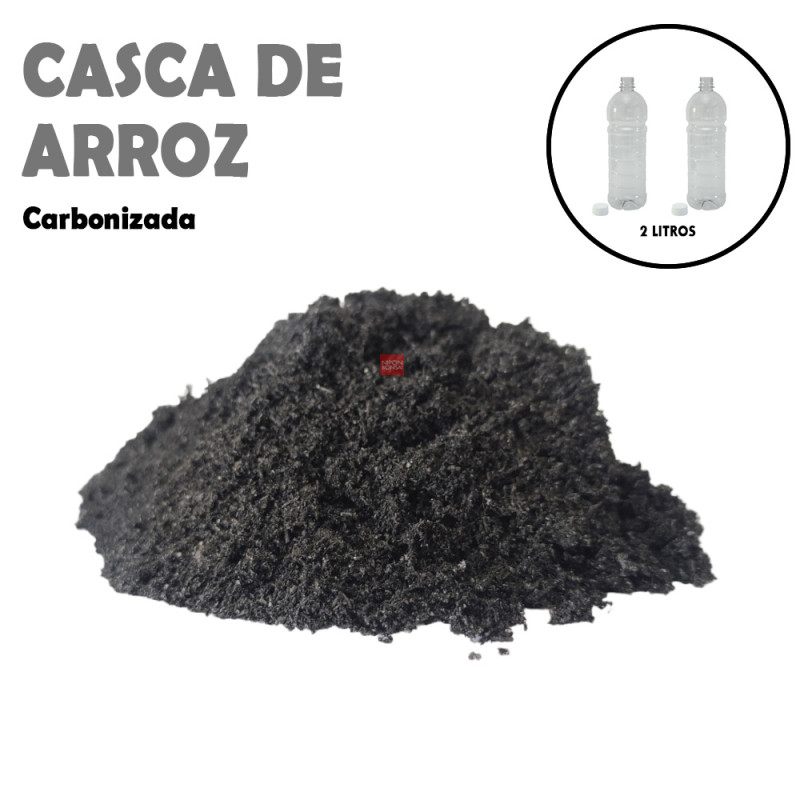 Cinza de Arroz Carbonizado 2 litros