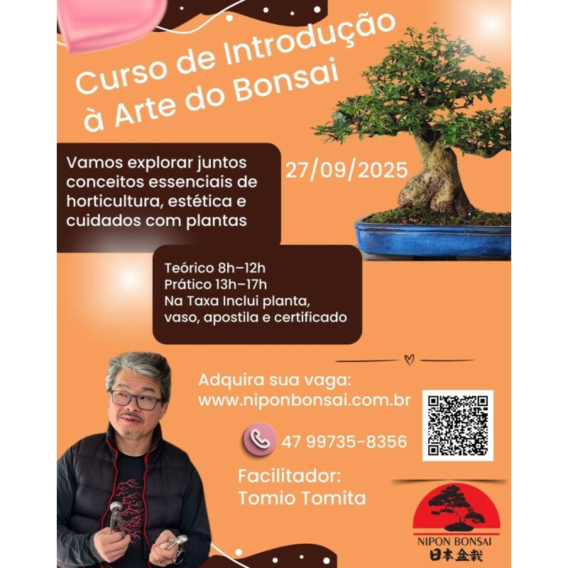 Curso de Introdução a Arte do Bonsai  dia 27/09/2025