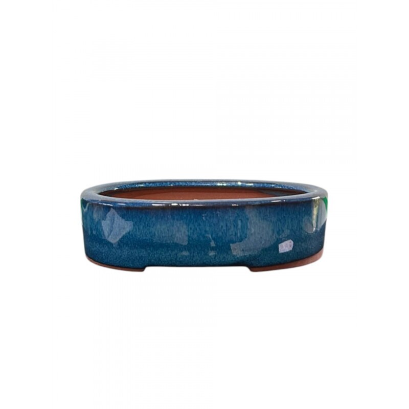 VASO CHINES OVAL AZUL - XC027 VASO CHINES OVAL AZUL - XC027